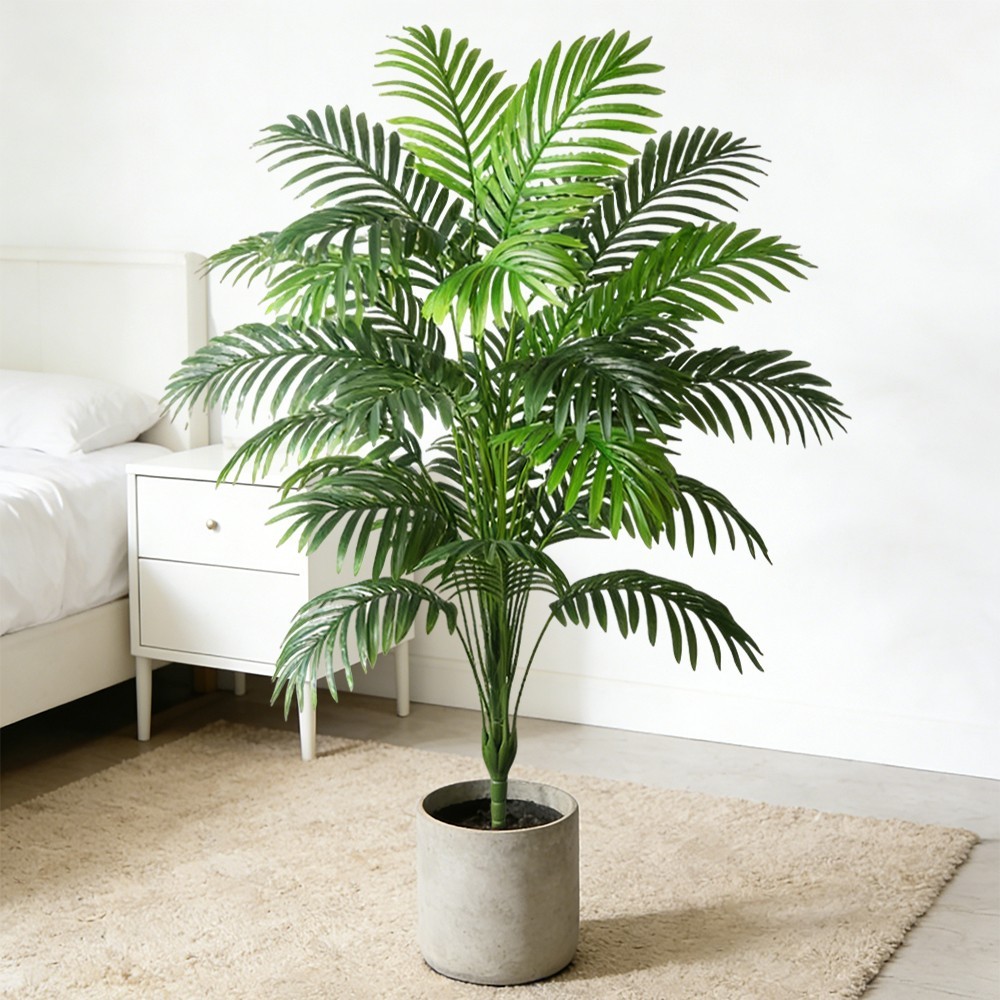 Large Artificial Palm Tree 90-120cm Fake Tropical Plant Indoor Home Office Decor