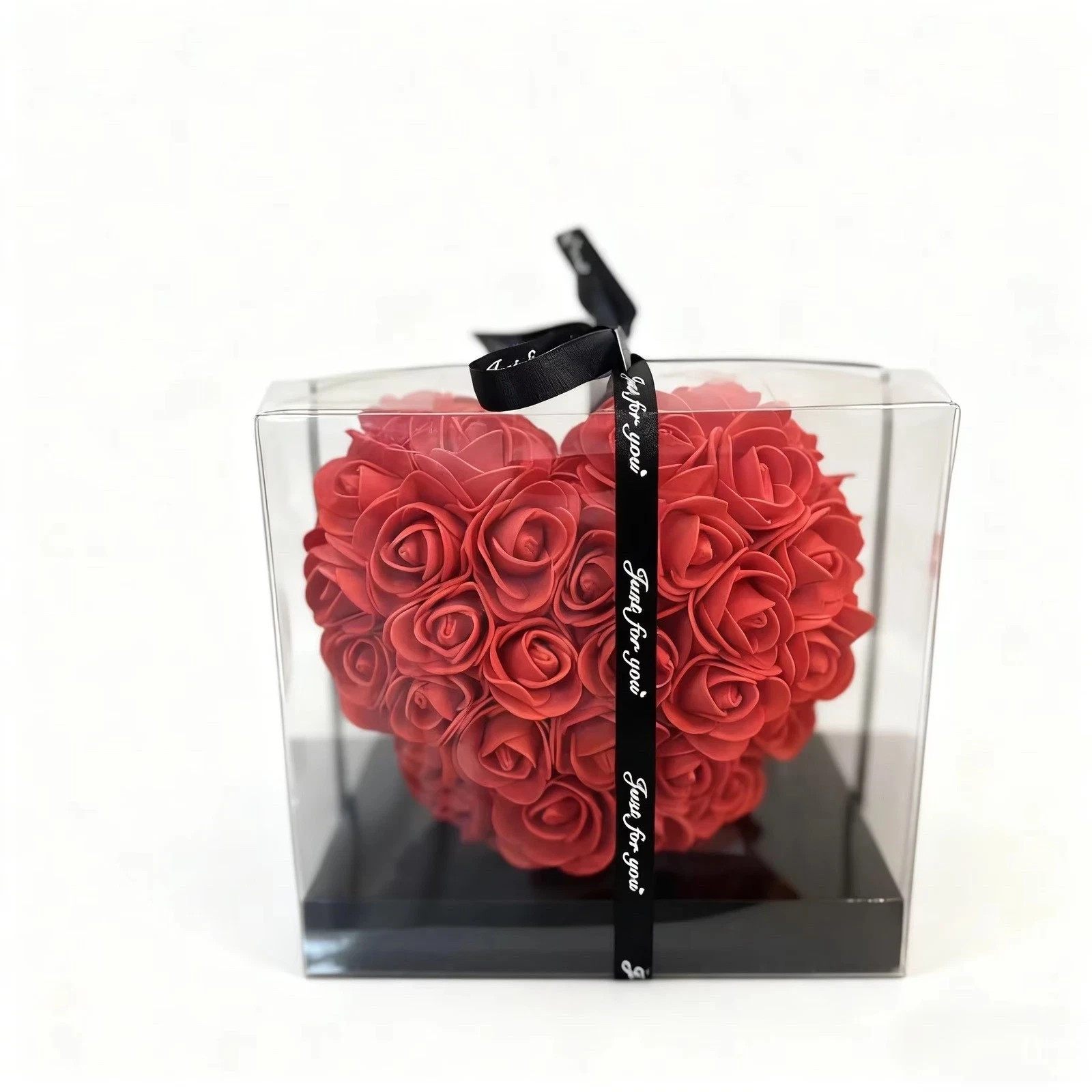 15Cm Artificial Rose Gift Box – Holiday Wedding Home Decor