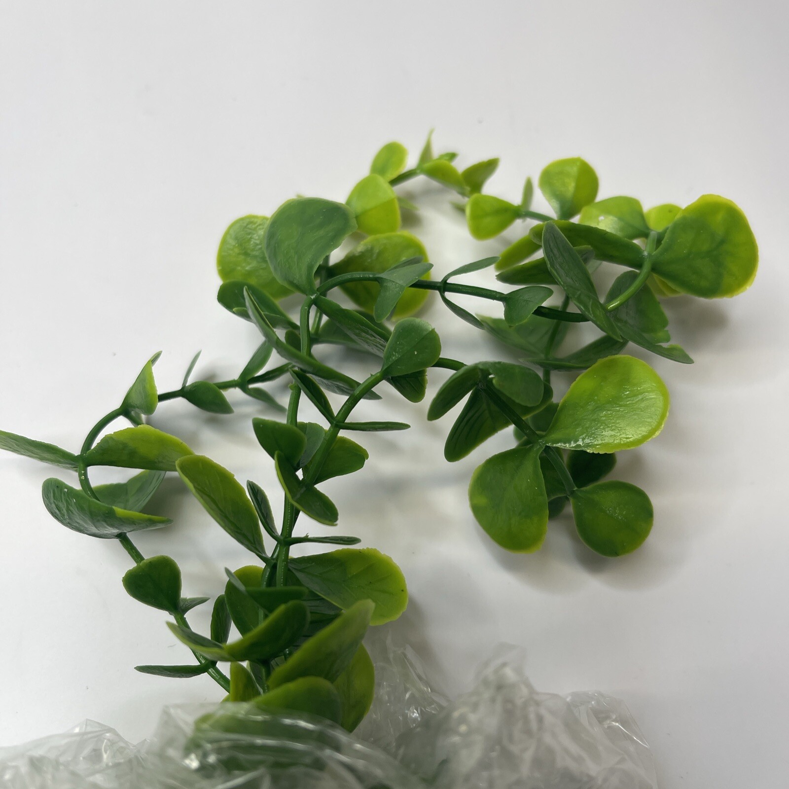 CEWOR Fake Hanging Plant With Pot Artificial Rounded Leaves Shelf Decoration New