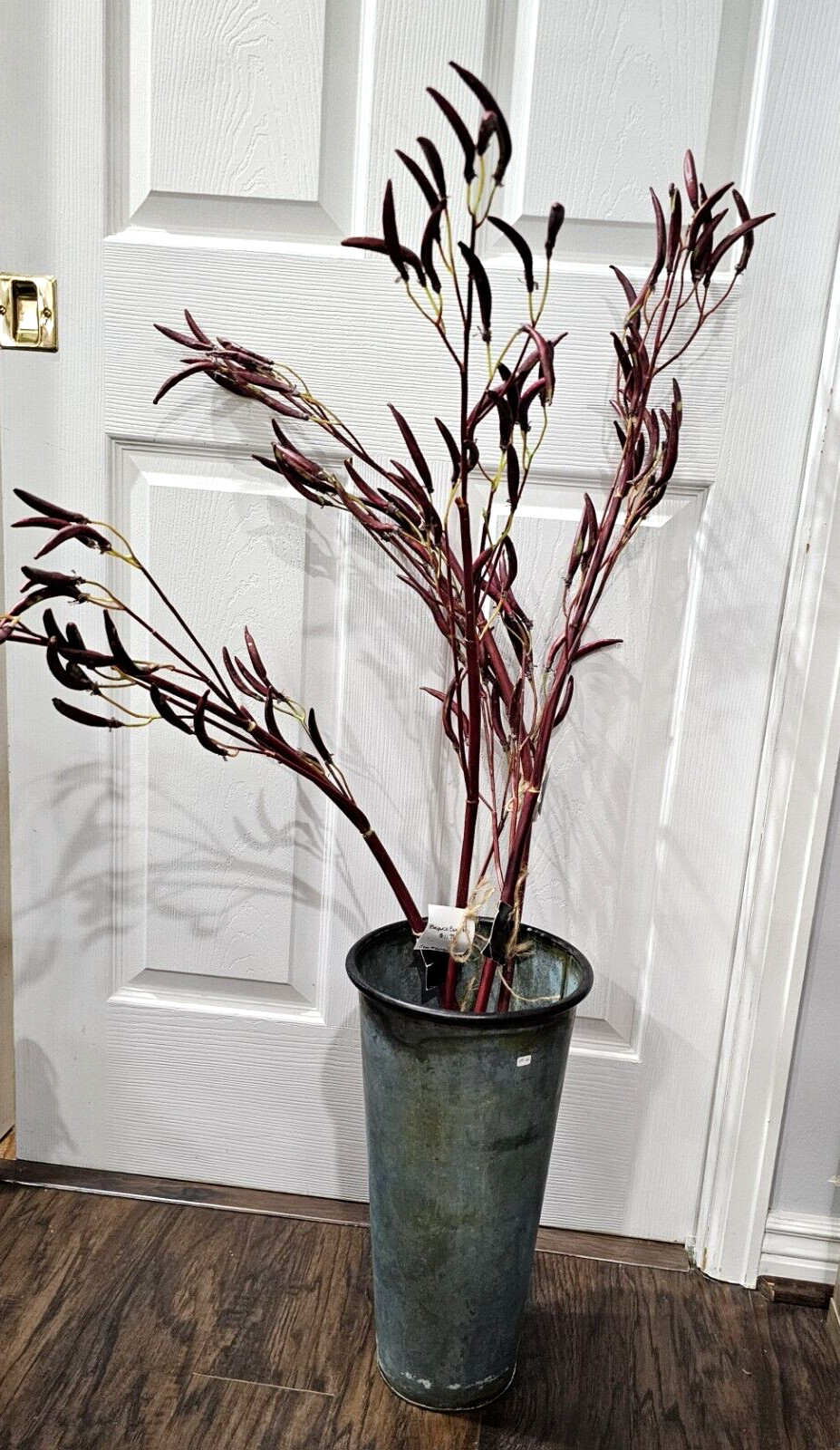 Lot 4 Artificial Bean Pod Branch Fake Plant Home Decoration Photography Props