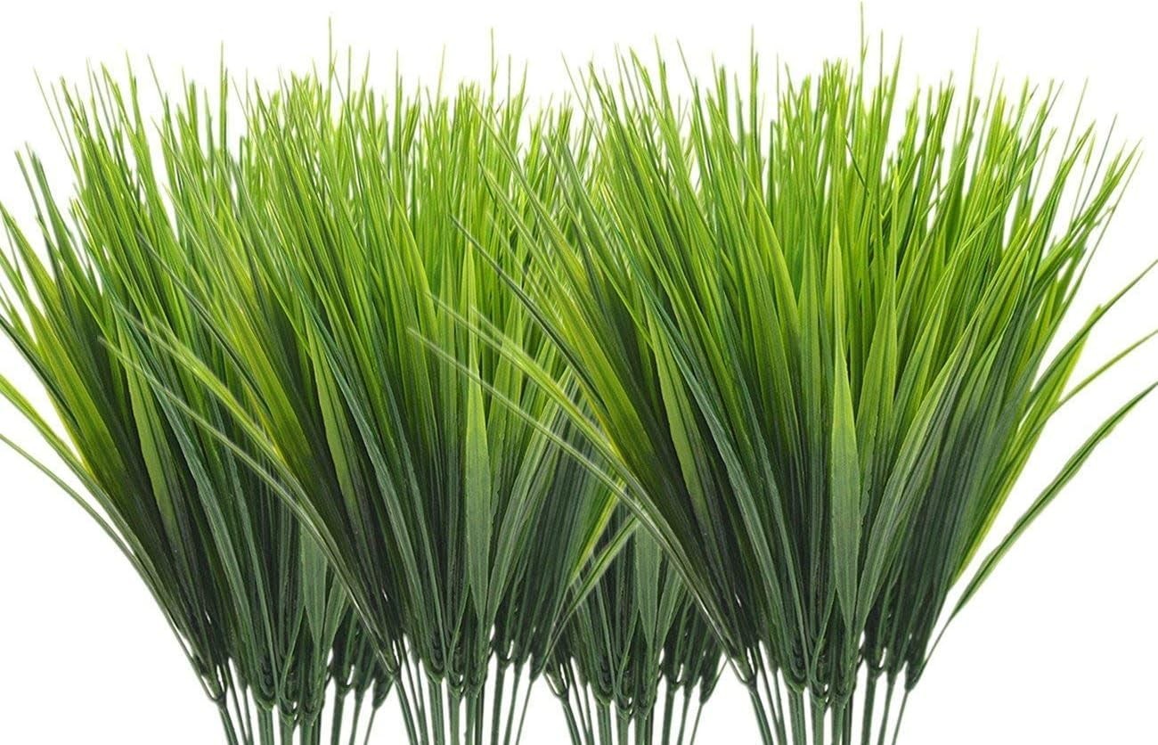 Elegant 8-Pack Artificial Wheat Grass for Effortless Home and Wedding Decor