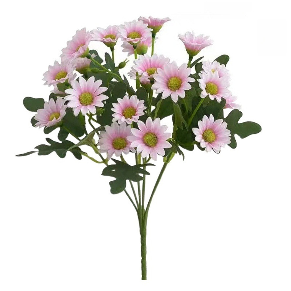 Chamomile Daisy Bouquet Made of Silk and Plastic for Living Room Bedroom Decor
