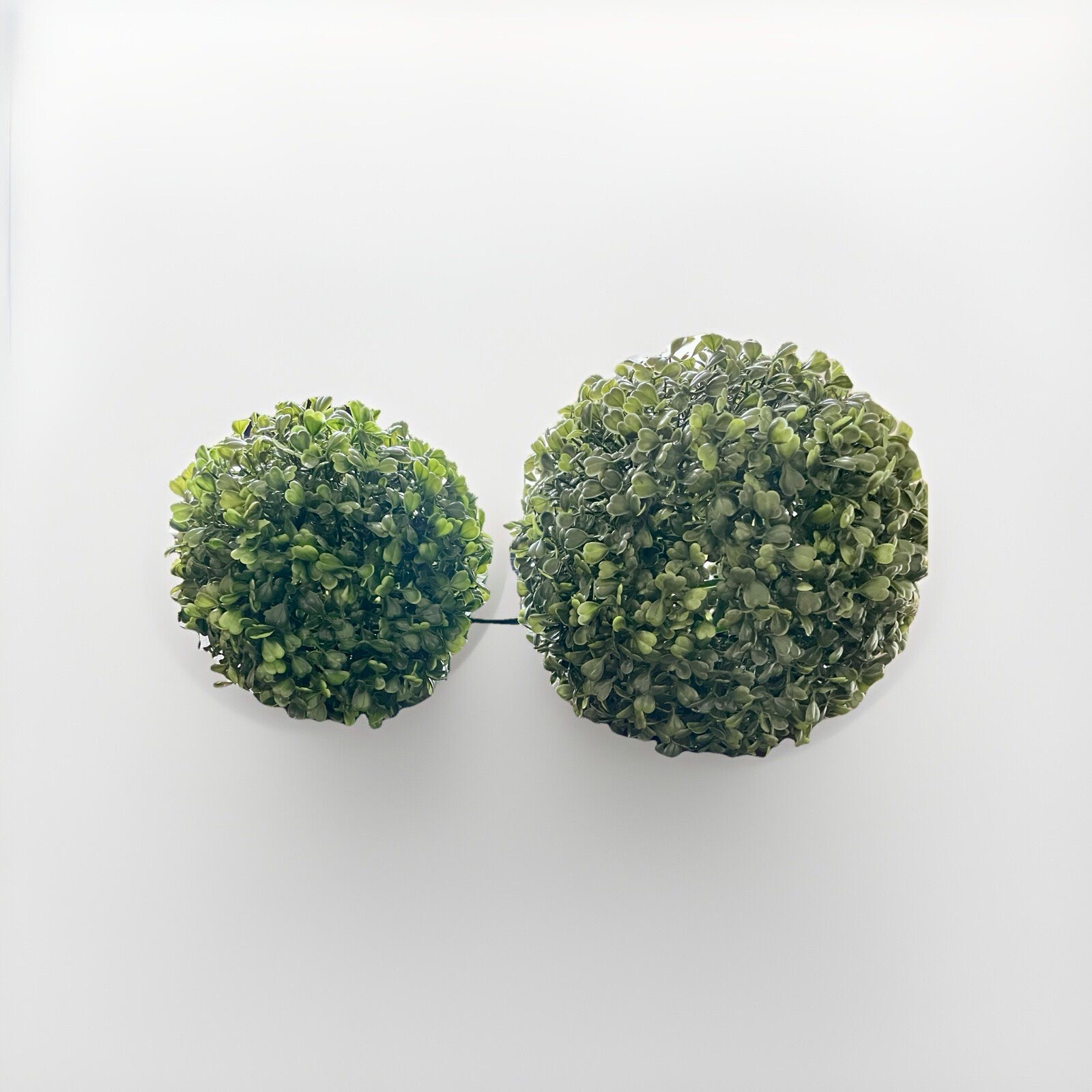 Set Of Two Topiary/Boxwood Balls