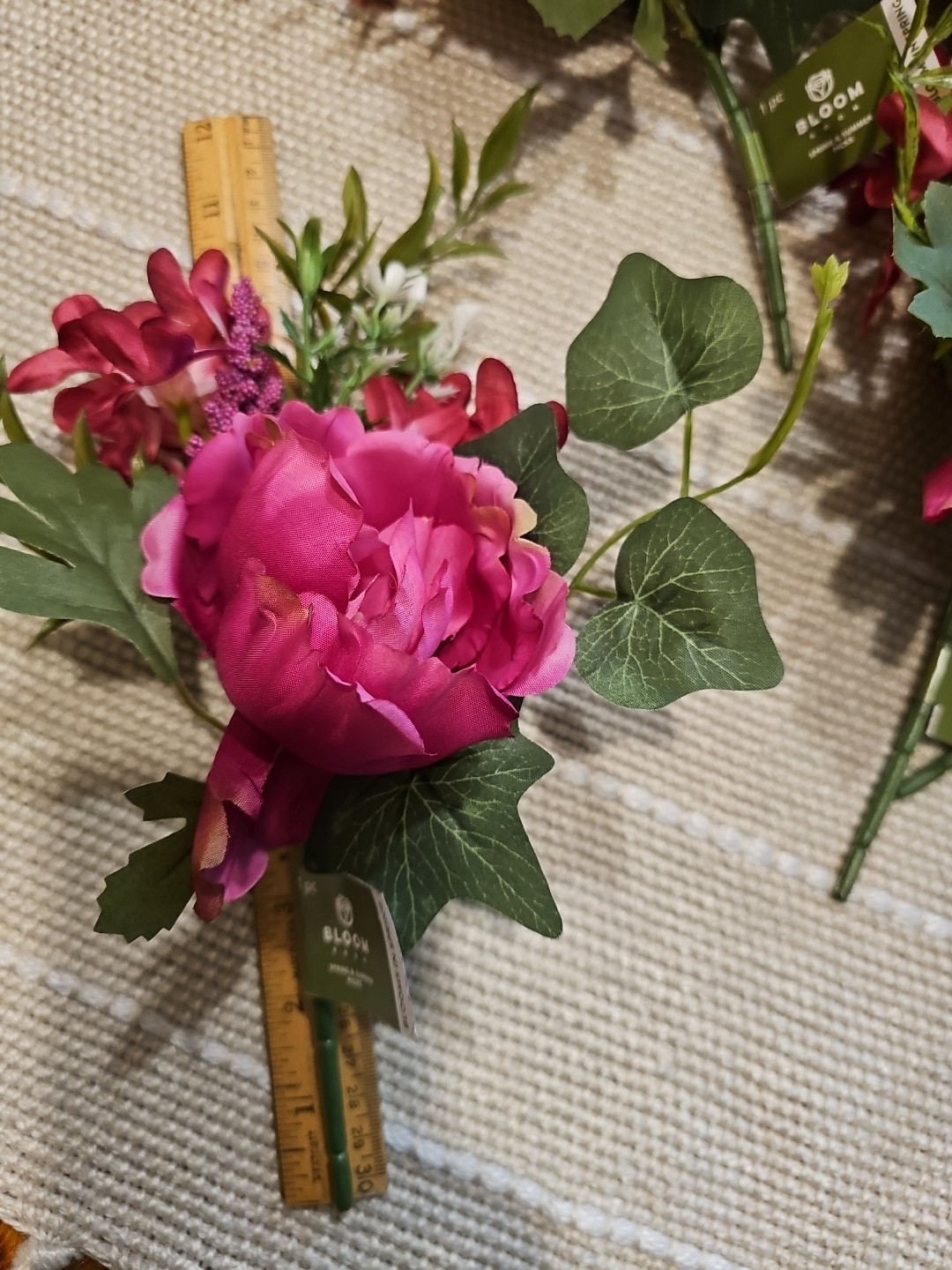 11 NEW 12″ SPRING SUMMER PEONY Floral Pick Decor WEDDING Flower FREE SHIP