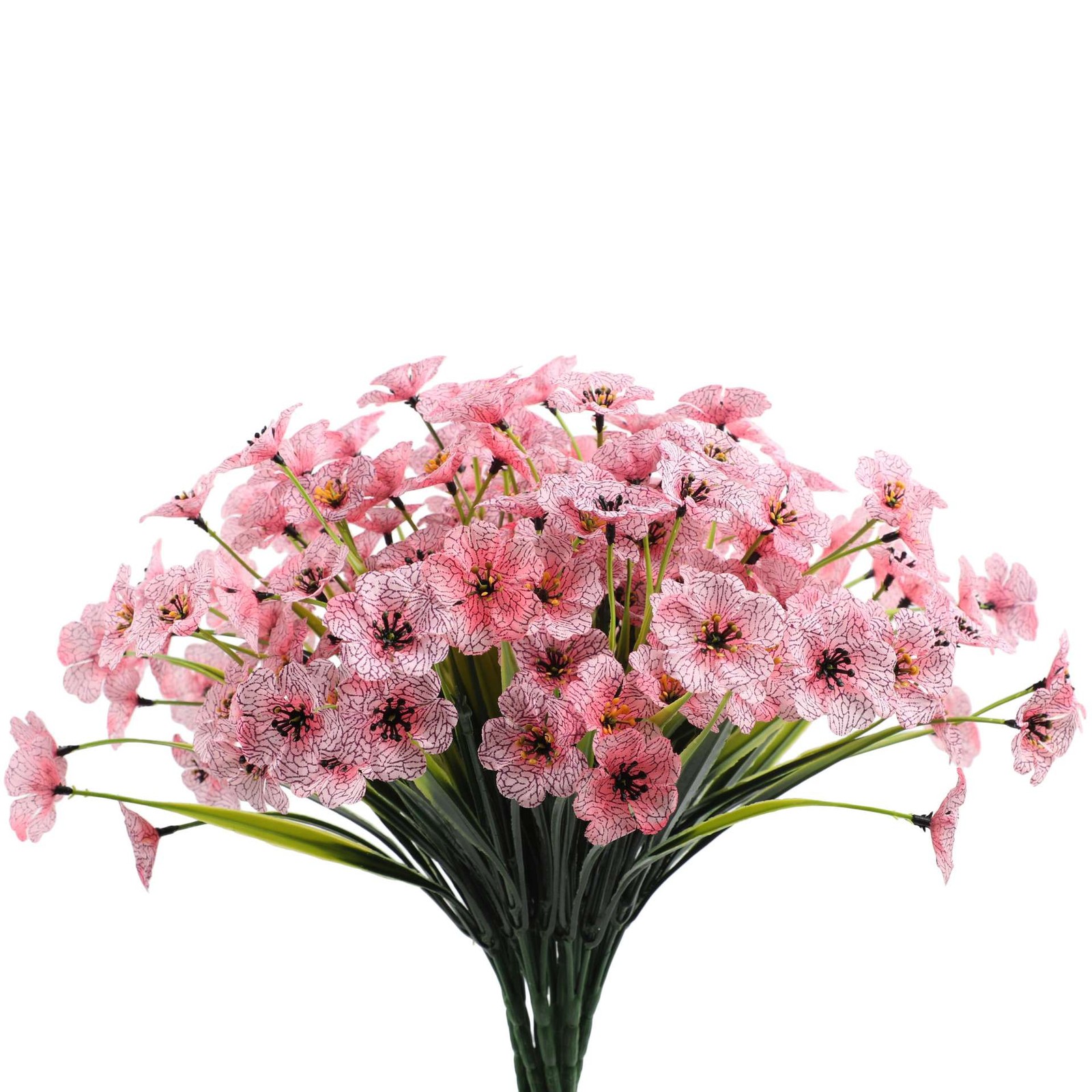 2-10 Bundle Artificial Flower Outdoor UV Resistant Fake Violet Flower Home Decor