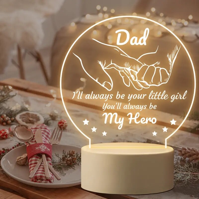 Personalized Night Light for Dad