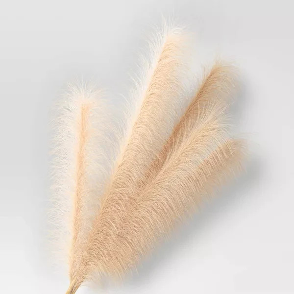 24 PC Stem 28 inch Pampas Artificial Stem – Threshold™, Boho Decor