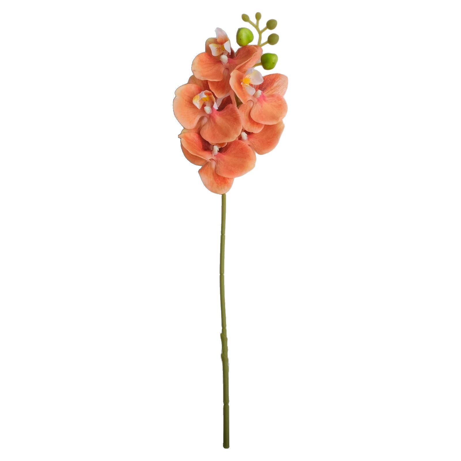 Delicate 17 7 inch Artificial Orchid Flowers Set of 4 Phalaenopsis Stems