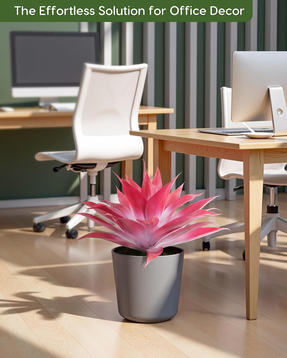 Artificial Agave Plant Set, 28 Inch, Faux Aesthetic Plants for Home Decor, Reali