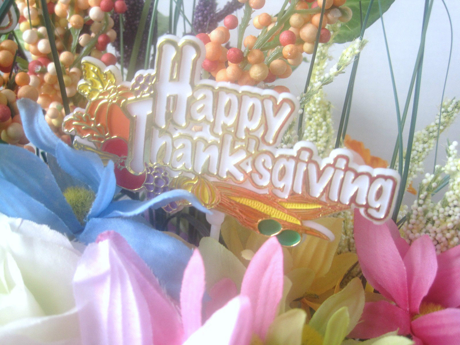Floral Picks Thanksgiving Harvest Vegetables Fruits Fall 6-12/Pk!