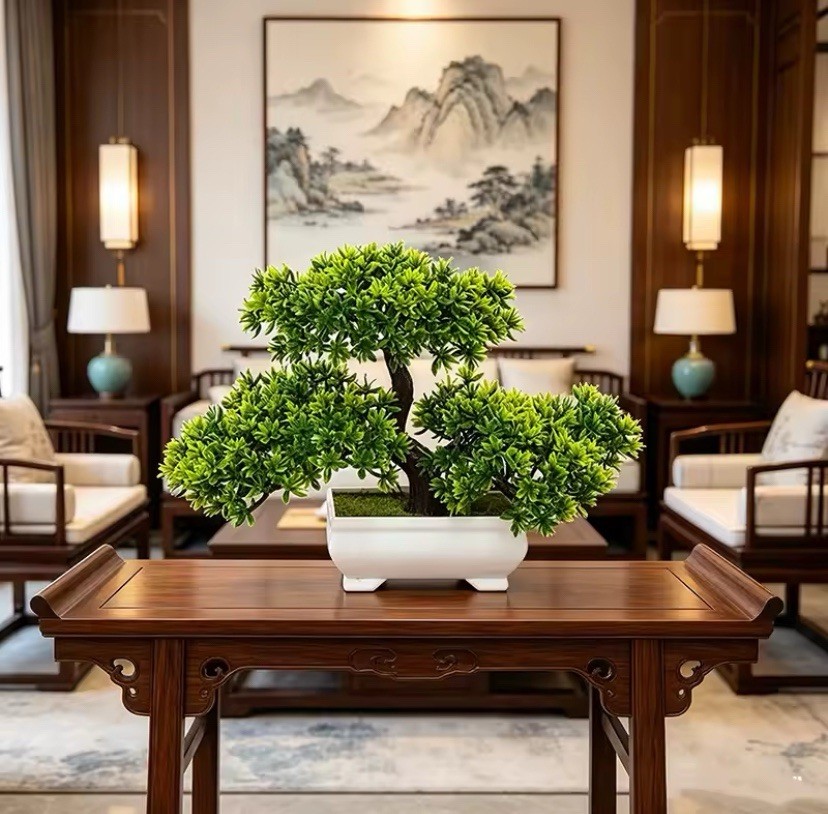 Artificial Green Bonsai Tree