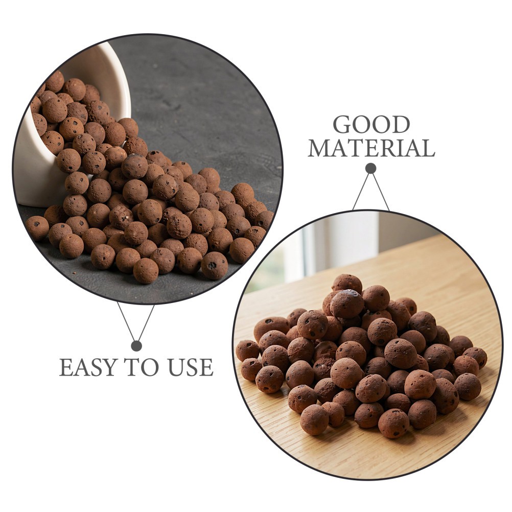 1 Bag Hydroponic Clay Pebbles – Indoor Plant Clay Balls for Water Propagation