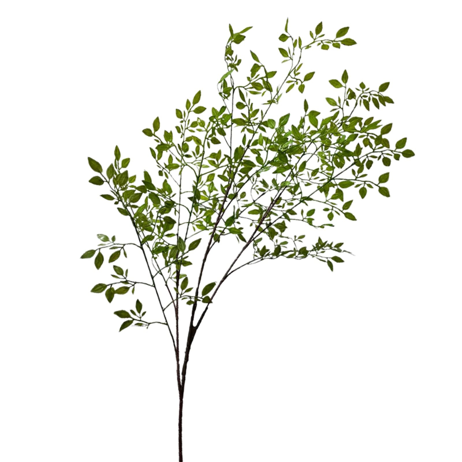 3 Pack Artificial Leaves Stems 43.4 Inch Long Faux Nandina Greenery Bunch Pla…