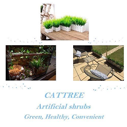 Artificial Wheat Grass, Plastic Plants Shrubs Bushes Fake Wheat Grass 5pcs