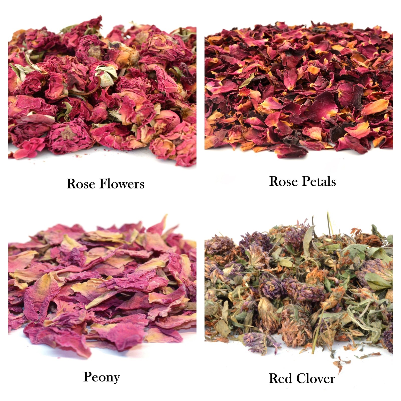 Edible Dried Flowers & Petals 62+ Types! Tea Cooking Gin Tonic Coctail Garnishes