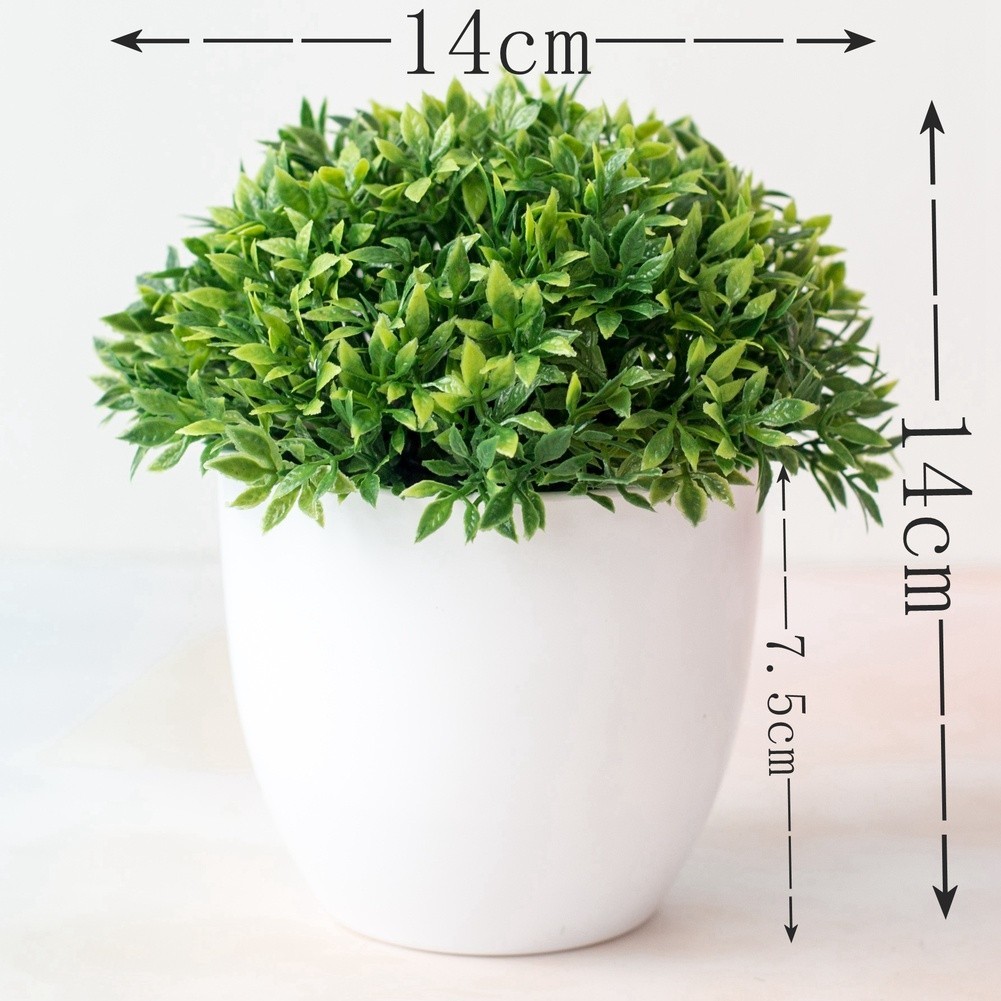 Artificial Plant Leaf Grass Plant Ball Potted Home Decoration Wedding Props