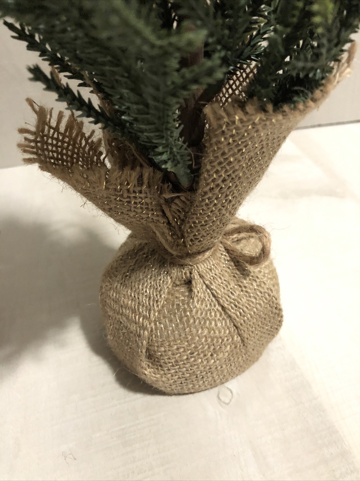 Burlap Base Thin Tree Large 18” 3 pack New.