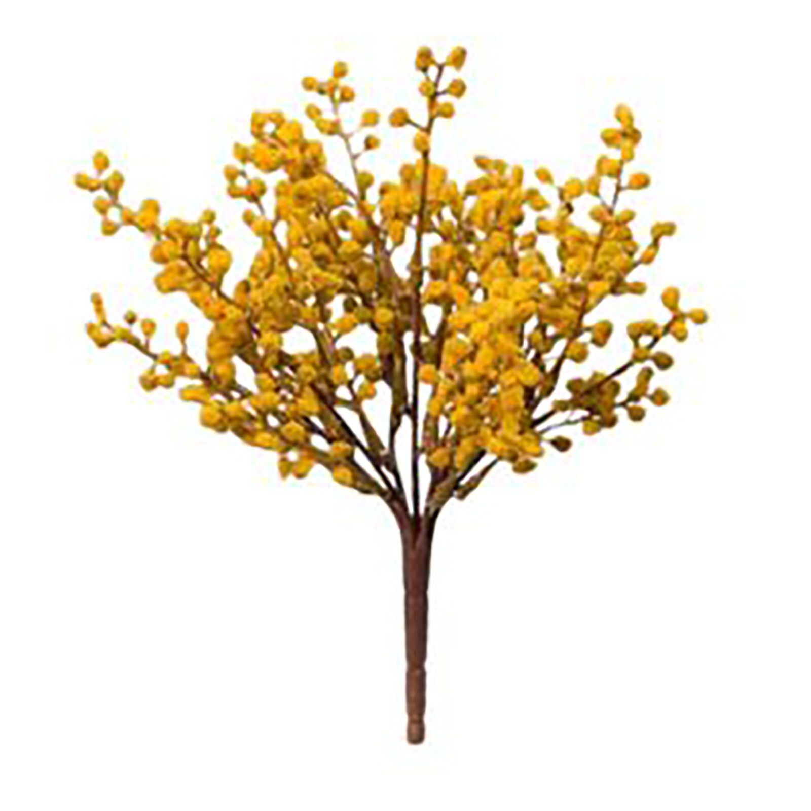 FALL Gold Gooseberry Cluster Bush~Artificial Greenery Faux Flower Plant