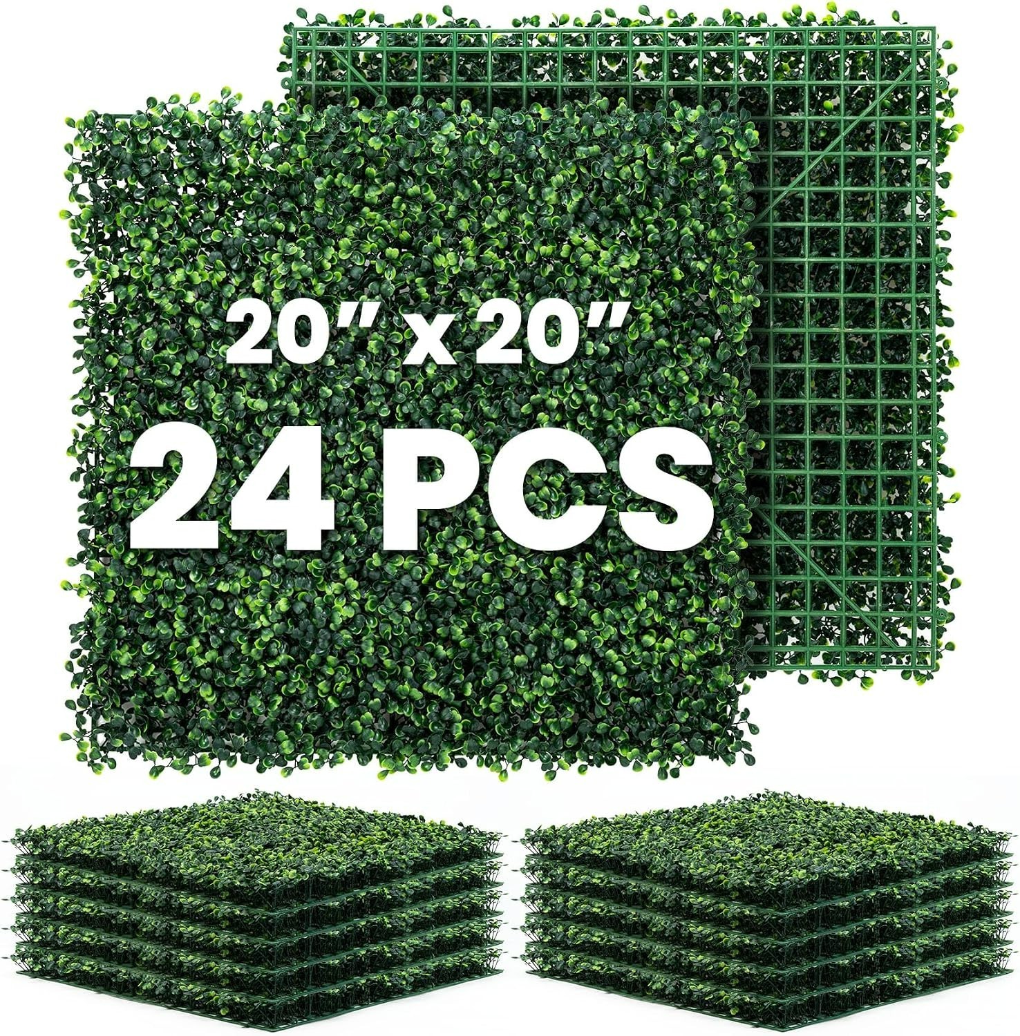Versatile Faux Boxwood Panels – Outdoor Privacy Hedge & Indoor Decor