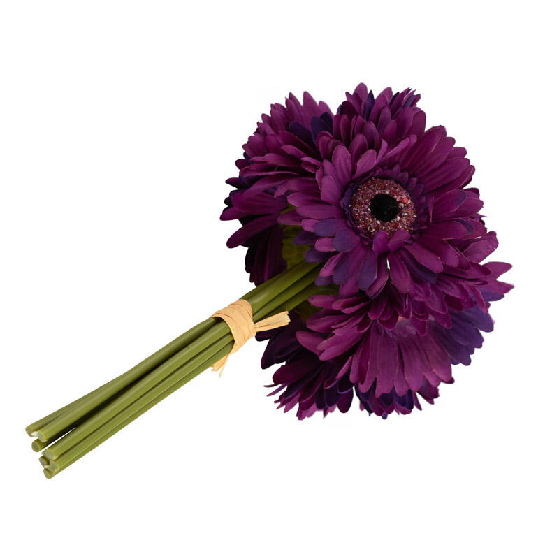 Set of 2 Purple Artificial Gerbera Daisy 10″ Bouquets