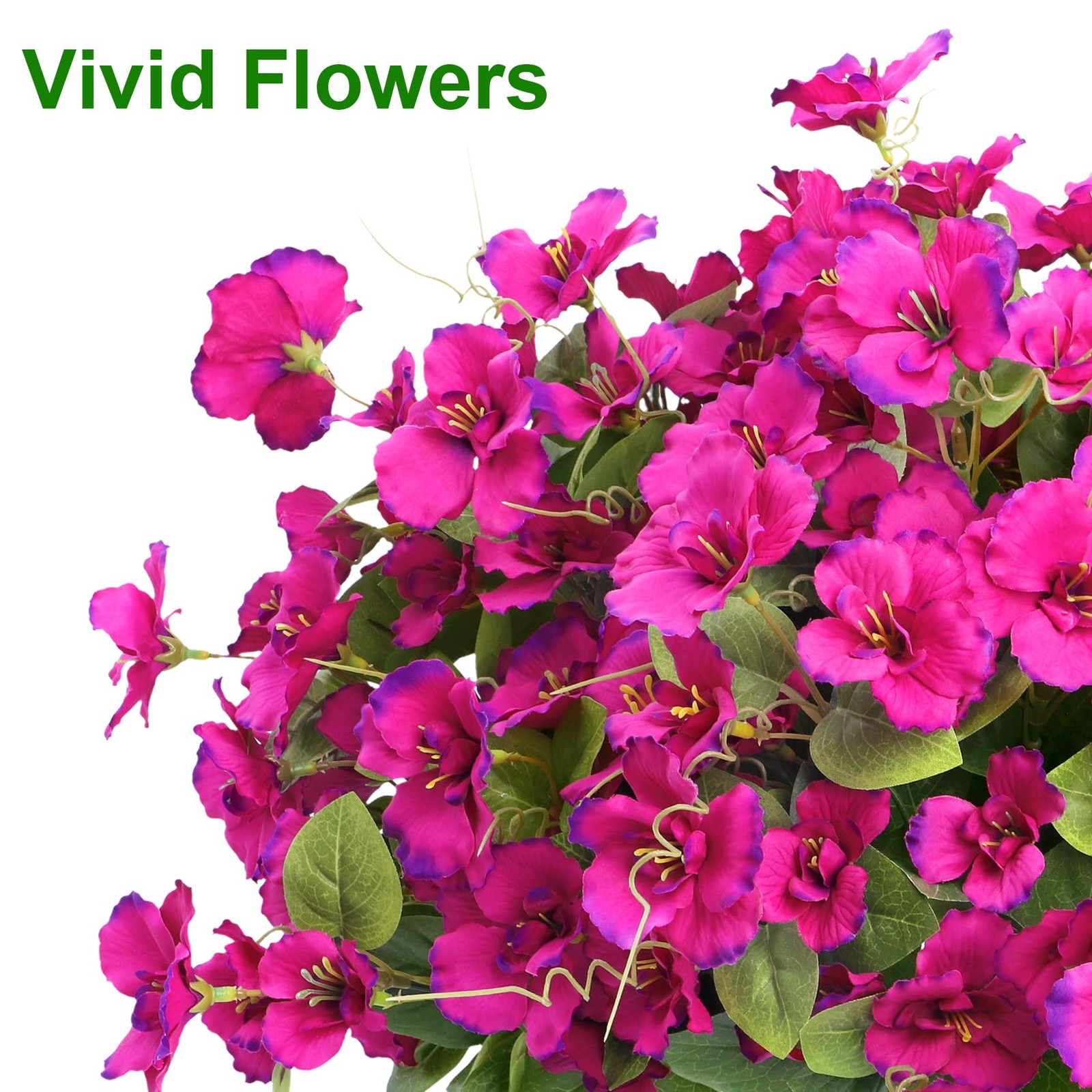 8 Bundles Artificial Hibiscus Flowers for Outdoors Decoration, Faux Silk Flow…