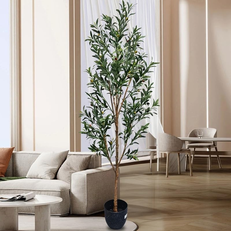 Artificial Olive Tree with Realistic Leaves and Olives, Fake Olive Trees Artific
