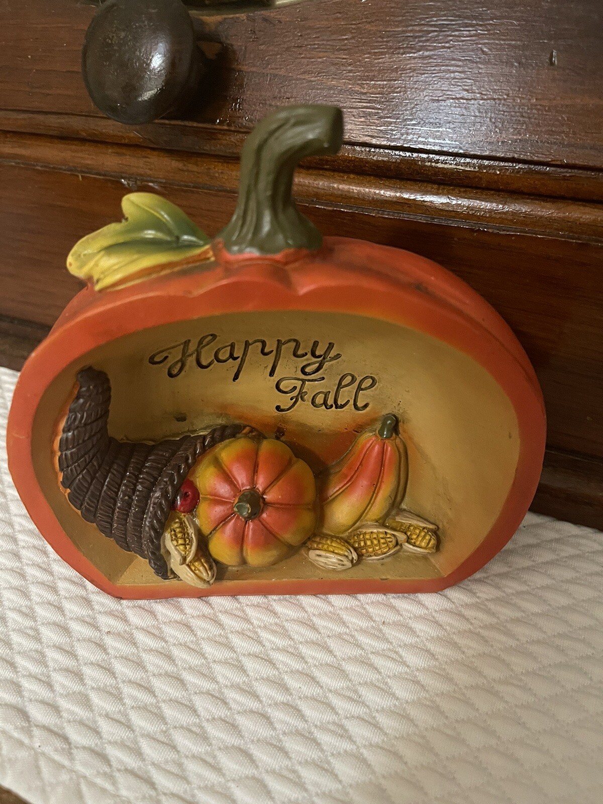 TABLE DECOR FRUIT PUMPKIN SUN TABLE DECOR RESIN