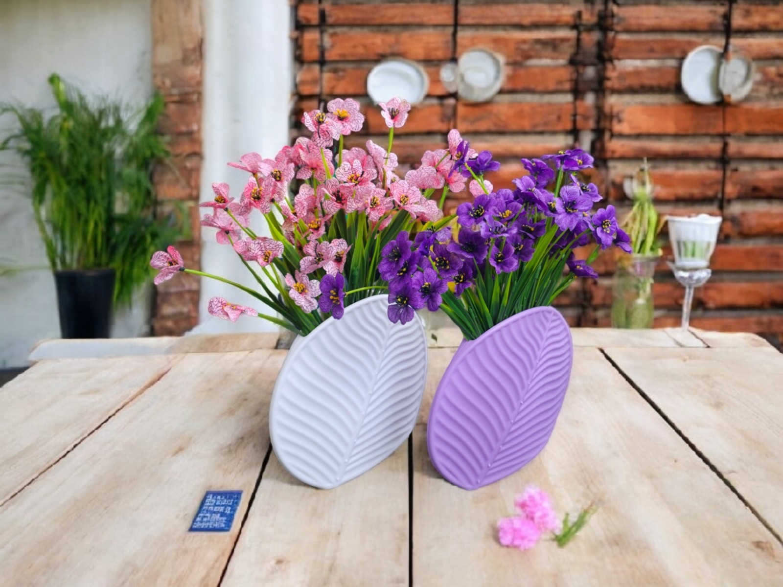 24 Bundles Colorful Beautiful fantasy-style artificial flower (not realistic)