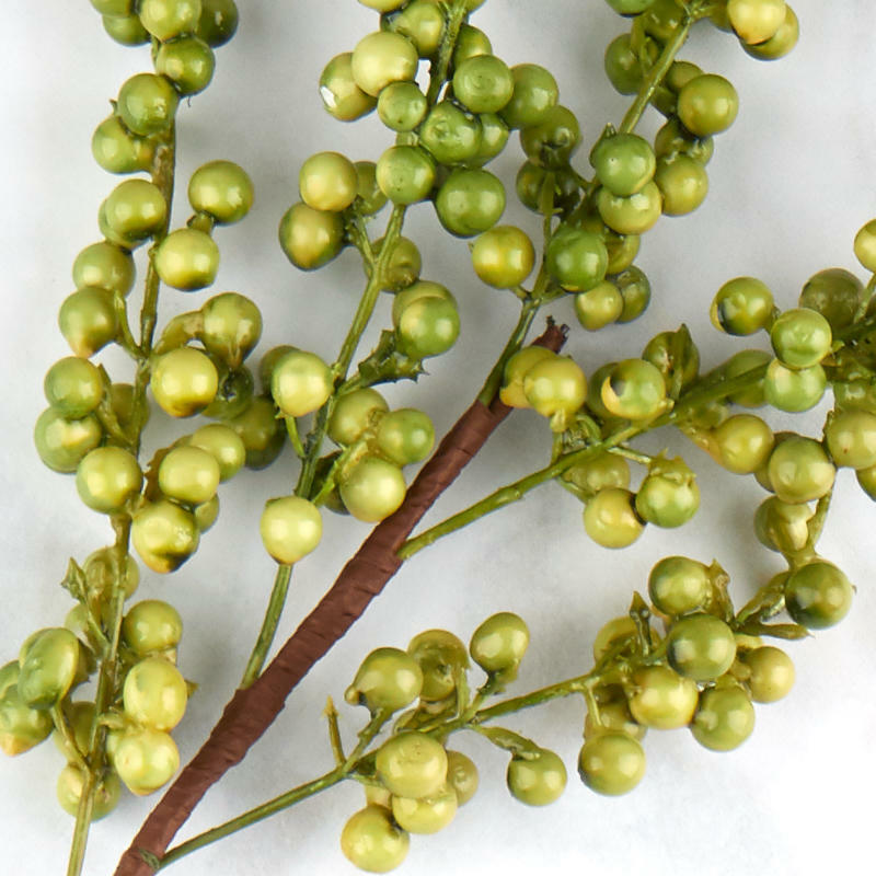 Factory Direct Craft Artificial Dense Foam Green Berry Sprays | 2 Sprays