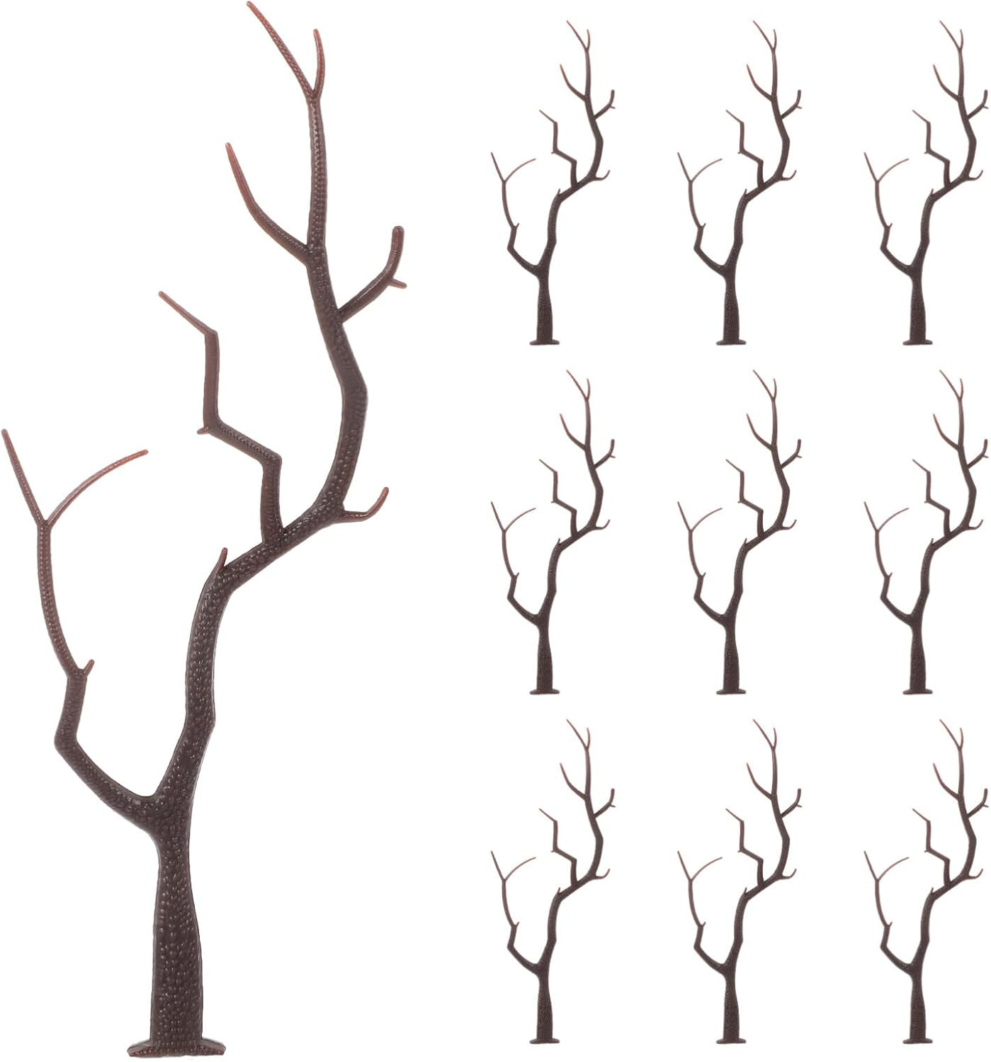 10Pcs Artificial Antler Dried Tree Branch Plastic Mini Christmas Deer Horn Decor