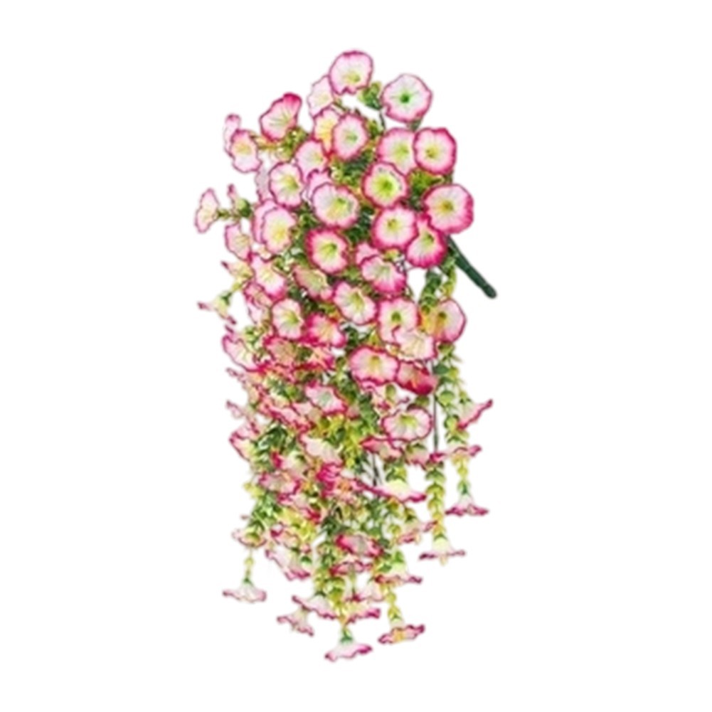 Artificial Morning Glory Flowers Hanging Vine for Garden Patio Porch Decoration