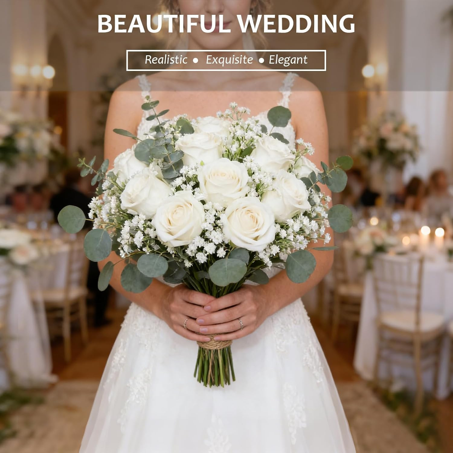 150 Pcs Babys Breath Artificial Flowers,White Baby Breath Flowers Artificial Bul