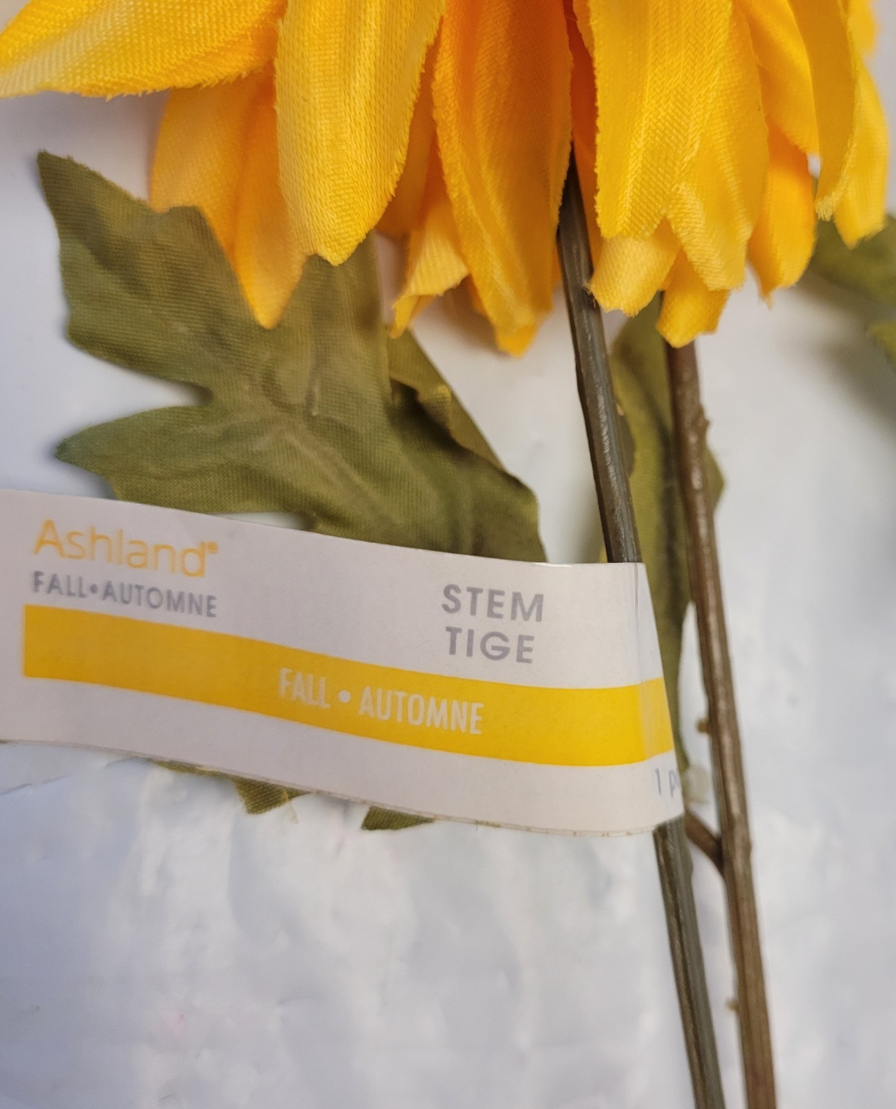 14 Ashland Faux Flowers Yellow Sunflower Lot Stems Picks Craft DIY Fall Harvest