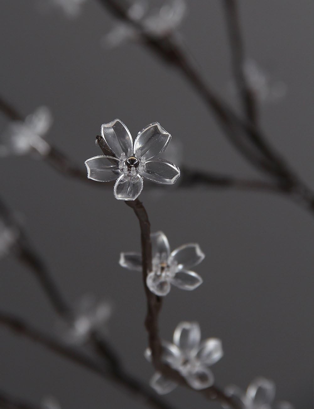 6.5 feet 208L LED Lighted Cherry Blossom Tree Warm White Decorate Home Garden