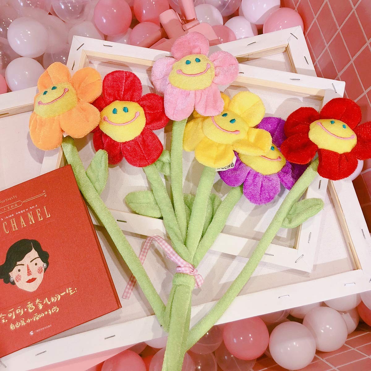 8PCS Artificial Plush Flower Bendable Curtain Buckle Tiebacks Birthday Weddin…