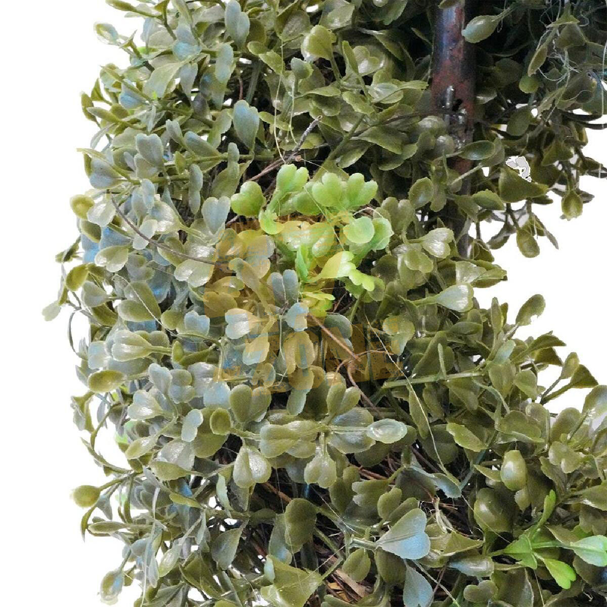 Spiral Boxwood Topiary Green Gray Artifical Indoor Outdoor Garden Home Decor