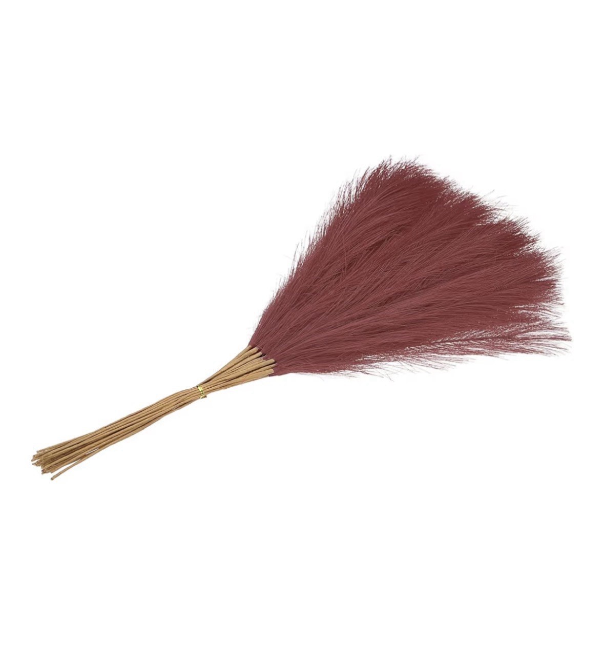 Silk Faux Pampas Grass Mauve Fluffy Vase Filler Home Decor 60 Pcs