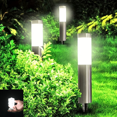 Solar Powered Stainless Steel Path Lights LED Outdoor Garden Lights for Path-Way