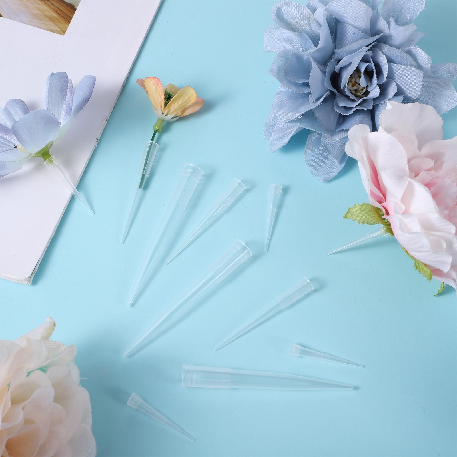 30 Pcs Floral Water Picks Flower Tubes for Fresh Flowers, Individual Floral W…