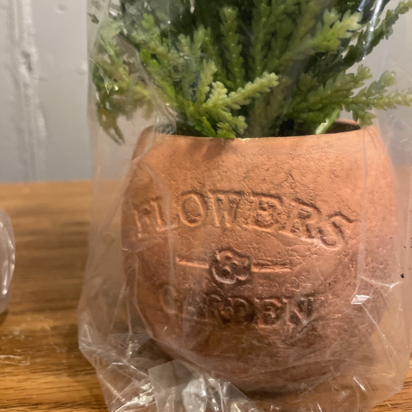 Artificial 8″ Tall Greenery Arrangement House Plants in Pots- Round Set of 3