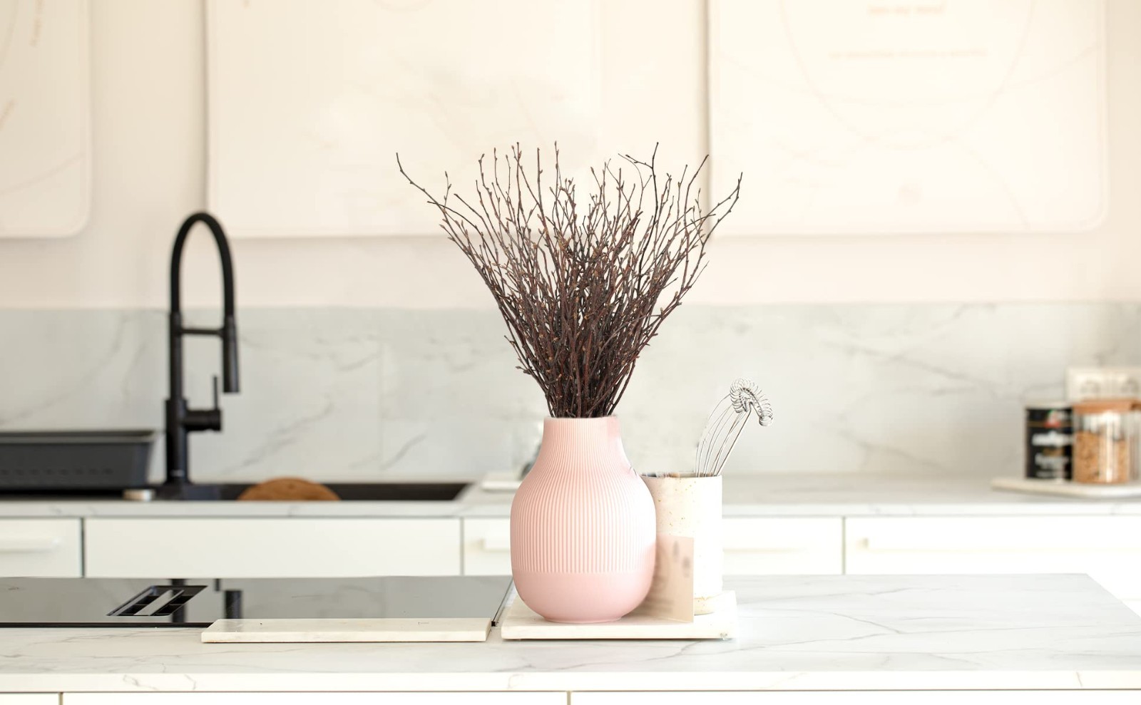 100PCS Dried Birch Twigs 17″ – Natural Decorative Branches for DIY Crafts, Vases