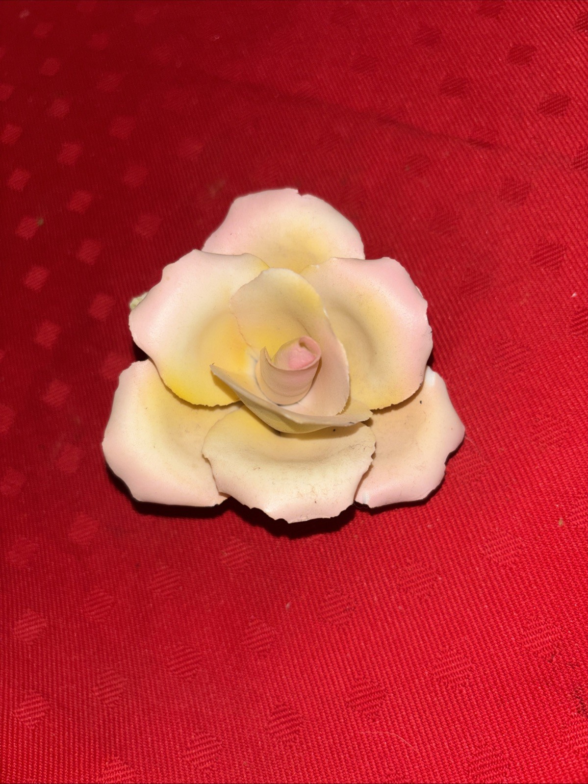 Napoleon Italy? Rose flower figurine bisque