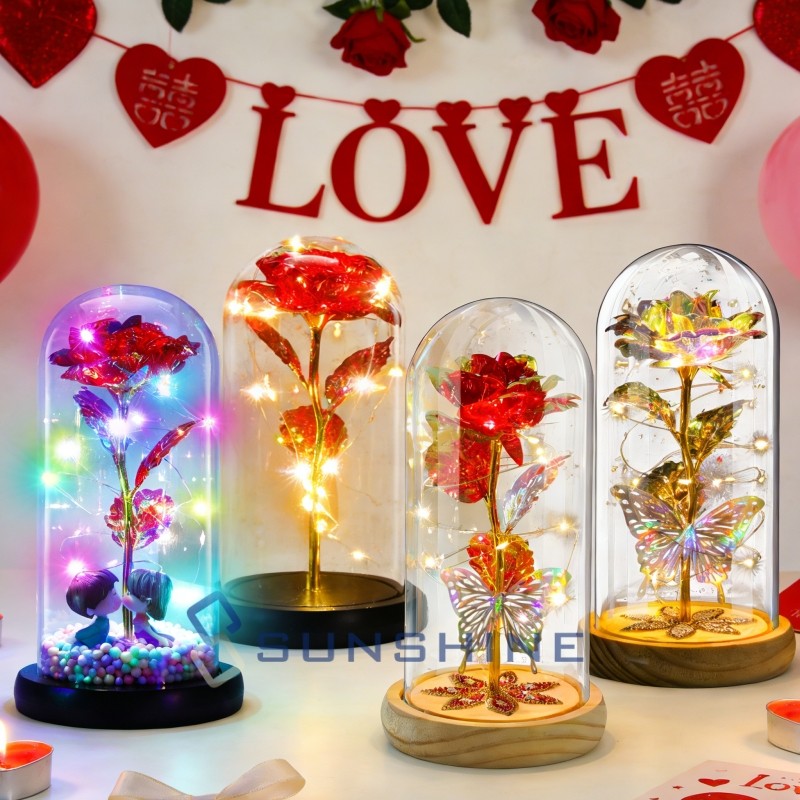 Valentines Rose Gift for Her Women Girlfriend Wife Mother’s Birthday Presents