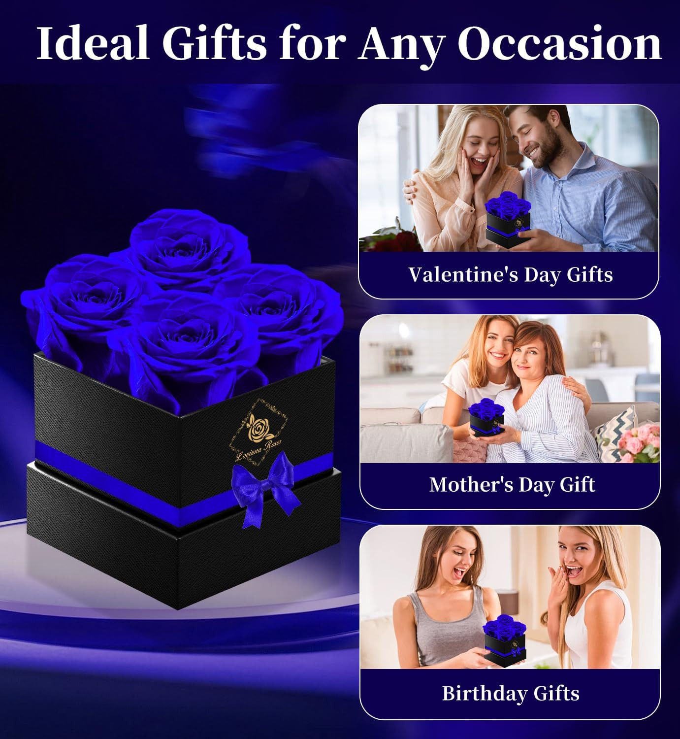 Gifts for Mom Birthday Gifts for Women Preserved Rose Forever Flower Eternal …