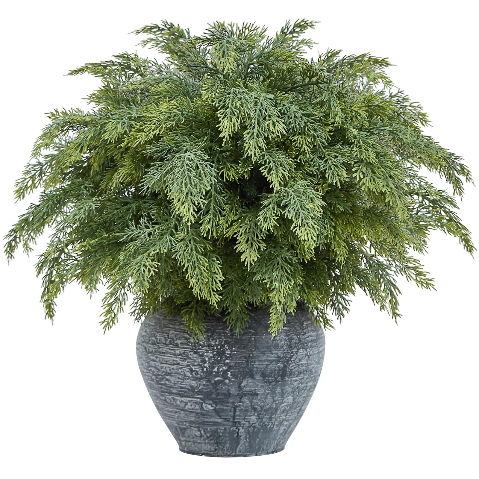 Real Touch Cedar Stems – Realistic Artificial Faux Greenery Pine Branches for…