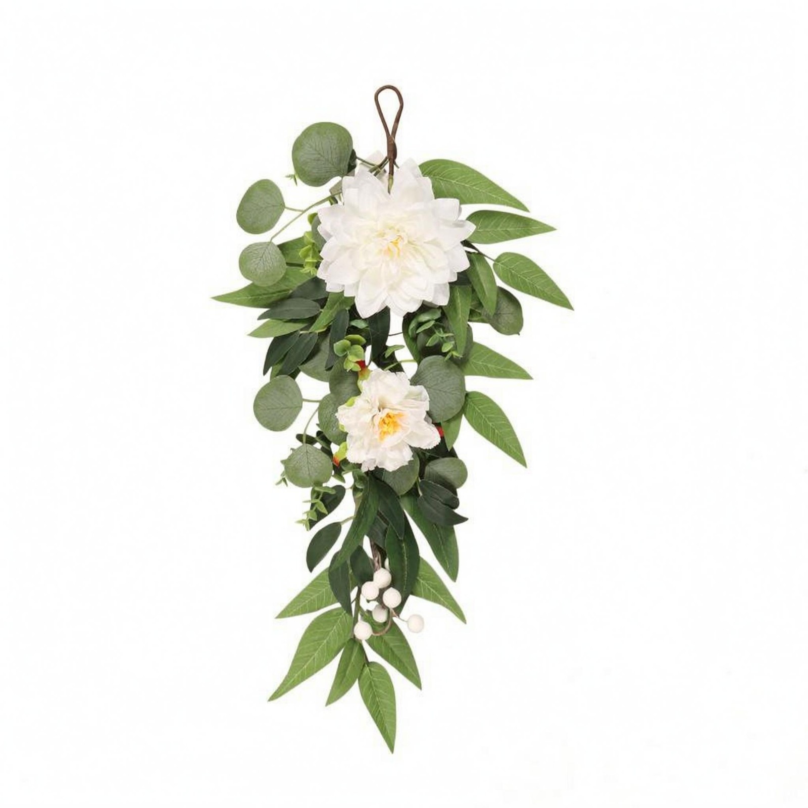 Hanging Floral Decoration Textile and Synthetic Material Artificial Flower Door