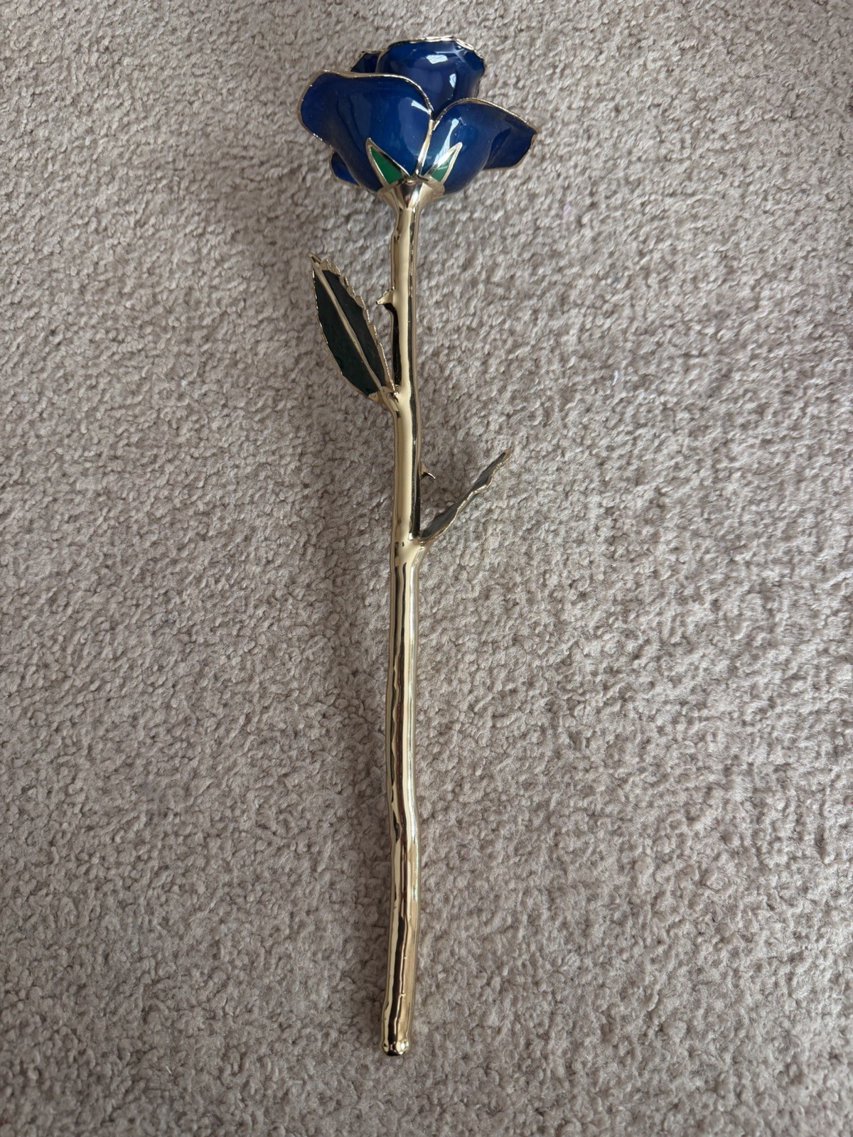 INFINITY GOLD PLATED rose covered in gold PRESERVED IN RESIN
