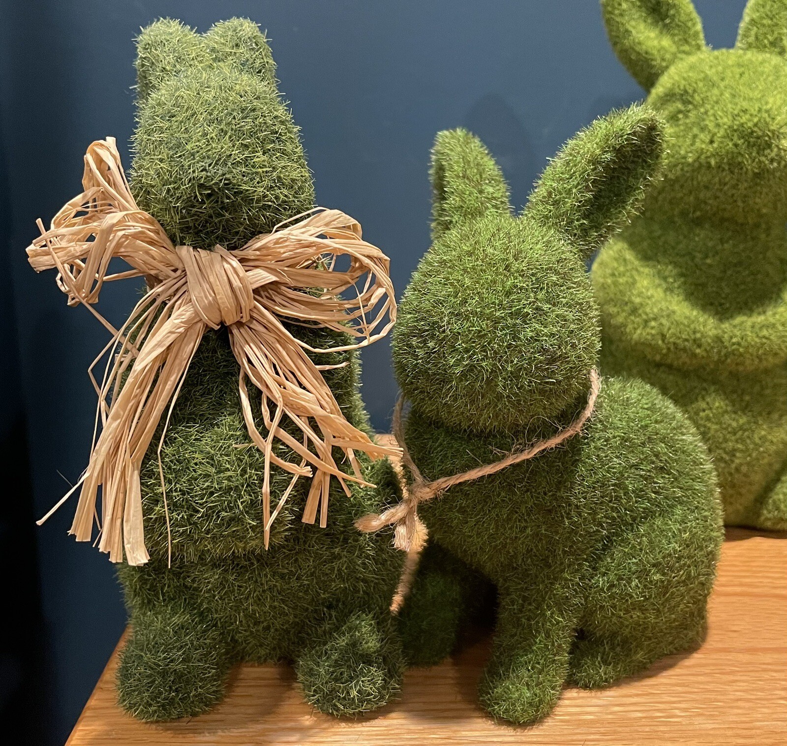 Easter Rabbit Bunny Green Artificial Grass Spring Decoration Bundle