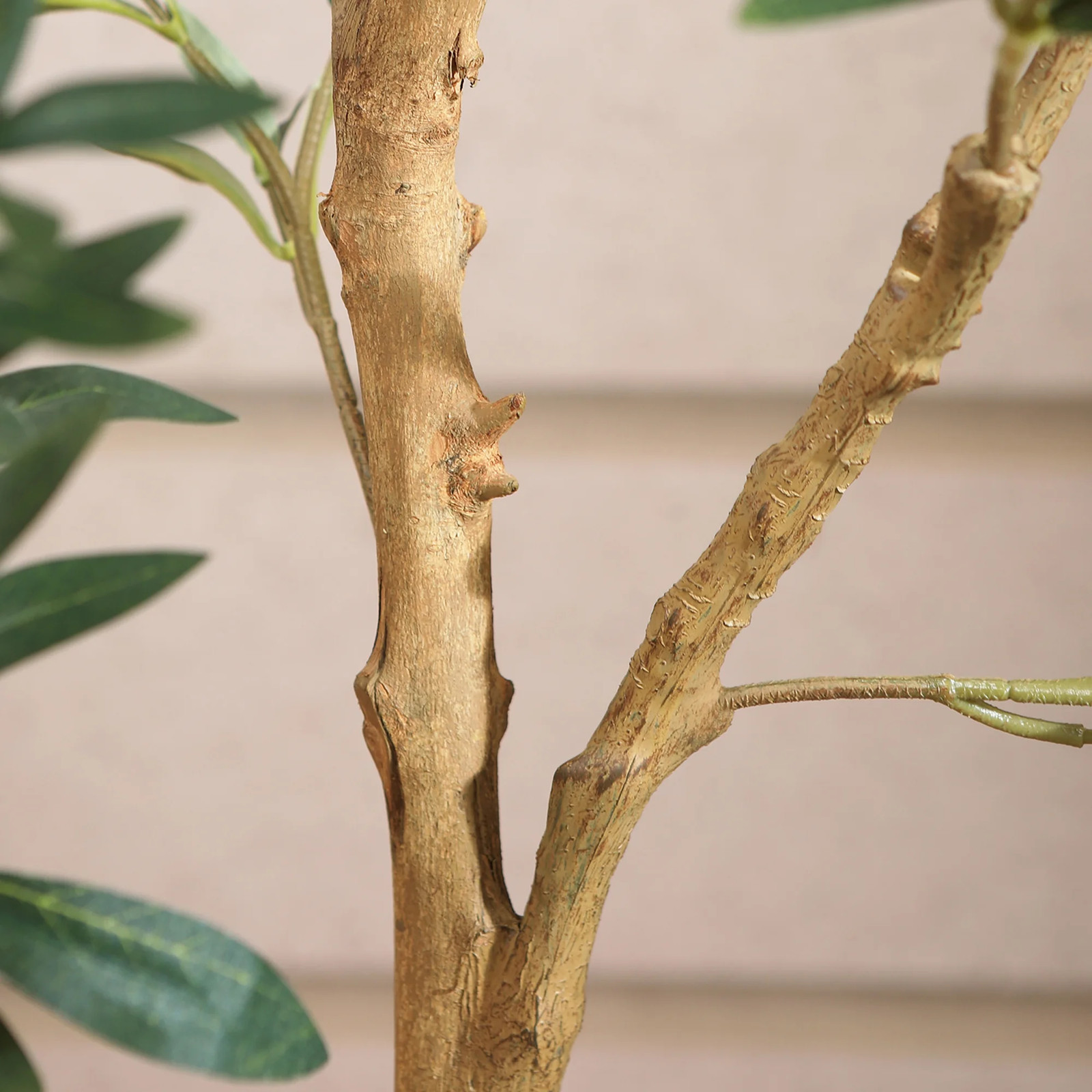 4Ft Artificial Olive Tree Indoor, Faux Olive Tree, Artificial Plants with Natura