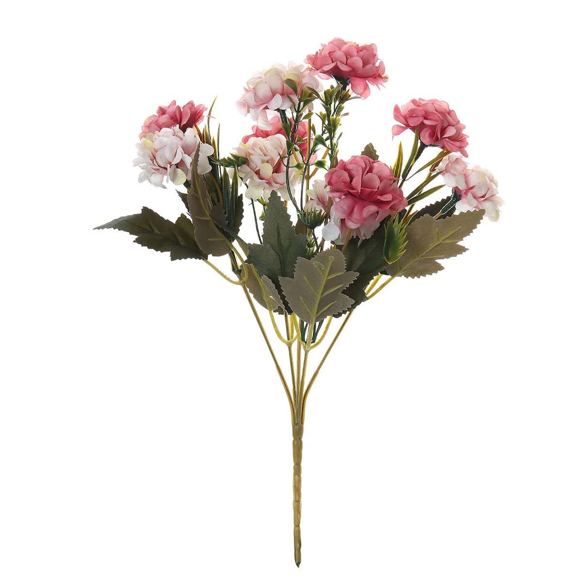 10 Heads Artificial Hydrangea Flower Silk Bouquet Party Wedding Home Xmas Decor